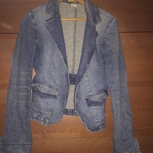 Denim blazer